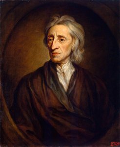 Portret van de arts en filosoof John Locke, 1632-1704, 1697 door Sir Gotfrey Kneller