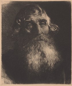 Oude man door Sir Hubert von Herkomer
