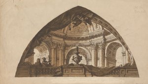 Ontwerp voor een Lunet door Sir James Thornhill