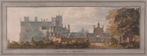Lilleshall, Shropshire: Oostelijk Uitzicht door Sir Jeffry Wyatville