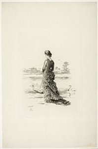 Een stuiver voor haar gedachten door Sir John Everett Millais