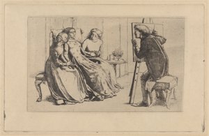 St. Agnes van Voorspraak door Sir John Everett Millais