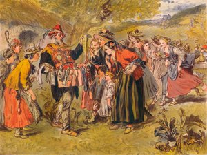 Autolycus zingt in The Winters Tale: Act IV, Scene III