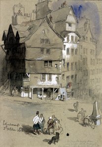 Huis van Sir George McKenzie, Edinburgh, Schotland, 1845