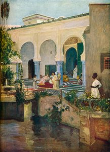 Interieur van een Moors Harem, 1907 door Sir John Lavery
