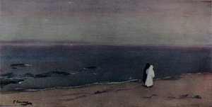 De kust, maanlicht, ca. 1908