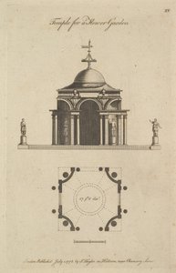 Tempel voor een bloementuin door Sir John Soane
