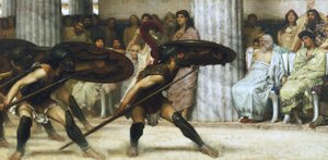De Pyrrhische Dans door Sir Lawrence Alma Tadema