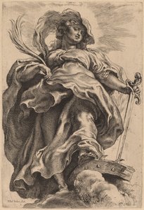 Sint-Catharina in de wolken
