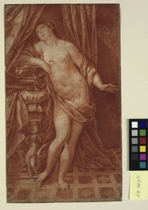 Dood van Cleopatra, naar een schilderij van Guido Reni door Sir Robert Strange
