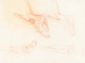 Studies voor "De Wijze en Dwaze Maagden" [recto]