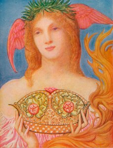 De kroon van vrede, c1882, 1914 door Sir William Blake Richmond