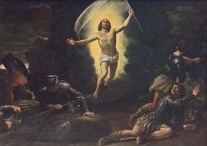 De opstanding van Christus door Sisto Badalocchio
