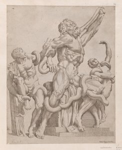 Speculum Romanae Magnificentiae: Laocoon, 1561 door Sisto Badalocchio