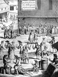 Kop en bal kermis, tijdens het bewind van Lodewijk XIV, Frankrijk, 17e eeuw 1882-1884 door Smeeton