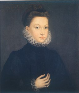 Infante Isabella Clara Eugenia door Sofonisba Anguissola
