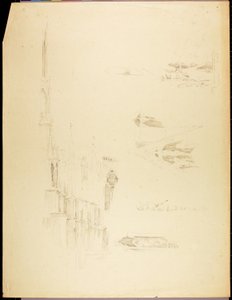 Kathedraalstudies door Solon H. Borglum