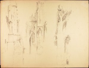 Kathedraalstudies door Solon H. Borglum