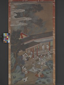 Een feest in het Han-paleis door Songnian Liu