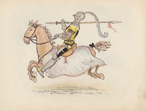 Illustratie voor Little Twin Dragons door S Rosamond Praeger (kleurenlitho)