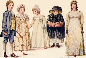 Kinderkleding tijdens de regeerperiodes van koningin Anne, George I, II en III 1702-1790 door Sophie B. Steel