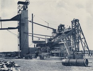 Een Wasmachine, De Beers (zwart-wit foto)