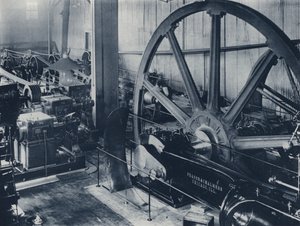 Interieur, Motor- en Dynamo Kamer, Crown Reef Goudmijnbedrijf door South African Photographer