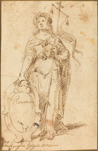 Egyptische Sibylle door Spanish 17th Century