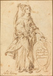 Eritrese Sibyl door Spanish 17th Century