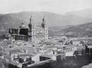 De kathedraal, Jaen (zwart-wit foto) door Spanish Photographer