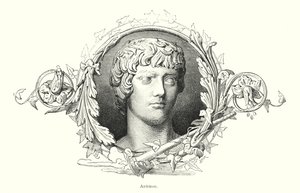 Antinous, Bithynische Griekse jongeling en favoriet van de Romeinse keizer Hadrianus door Spanish School
