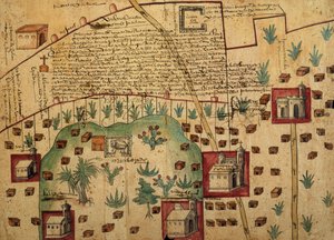 Ayer MS 1801 Kaart 1: Kaart van landerijen in de regio