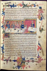 Banket gegeven door Vader Martell voor Jacobus I in Tarragona in 1228 door Spanish School