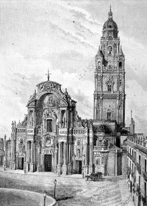 Kathedraal van Murcia, Spanje door Spanish School