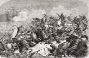 Chinese poging tot invasie van Japan in de 13e eeuw, publ. 1878