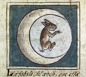 Codex van de verovering van Mexico: het konijn in de maan