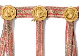 Detail van de Sabretache van Joseph-Napoleon Bonaparte, koning van Spanje, voor 1813