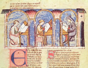 Speltafelmakers, uit het Boek der Spelen, Schaken, Dobbelstenen en Borden, 1282