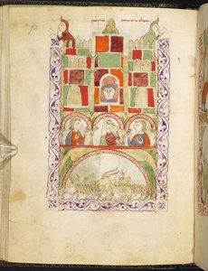 Goshen, uit Hispano-Moresque Haggadah, MS Or 2737, f.73r door Spanish School