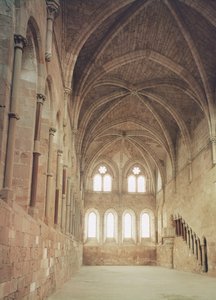 Interieur van de refter van het klooster, 1215