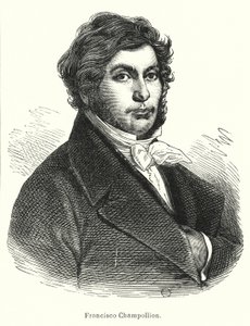 Jean-Francois Champollion, Franse geleerde, filoloog en ontcijferaar van Oud-Egyptische hiërogliefen