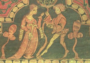 Liefdesscène (detail)