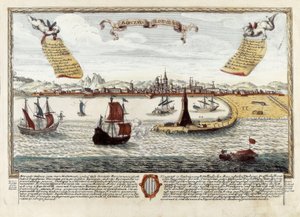 Haven van Barcelona, eind 18e eeuw