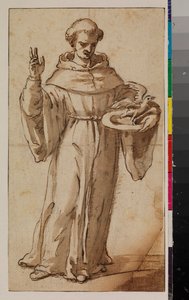 Sint Nicolaas van Tolentino door Spanish School