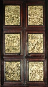 Heiligdomdeuren van de Sacramentaire Kapel door Spanish School