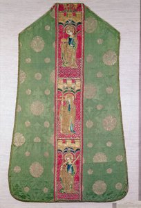 Spaanse kazuifel, ca. 1425-50 (geborduurde zijde) door Spanish School