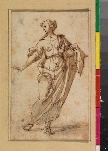 Staande vrouwelijke figuur, 1675-99