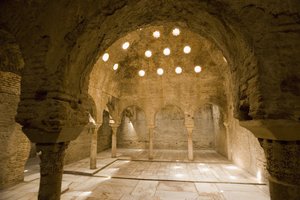 Stoomkamer in de Arabische baden, Granada