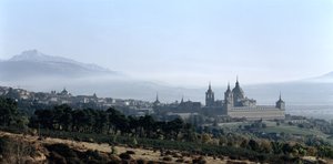Uitzicht op het Monasterio de San Lorenzo de El Escorial