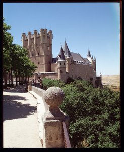 Zicht op het alcazar